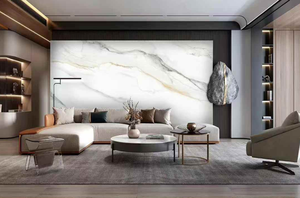 <span class=keywords><strong>Terraza</strong></span> de Villa con Vista al Lago y Losa de Roca, Superficie Sinterizada Normal, Tamaño Personalizado para Decoración Interior Residencial - Product Image 4