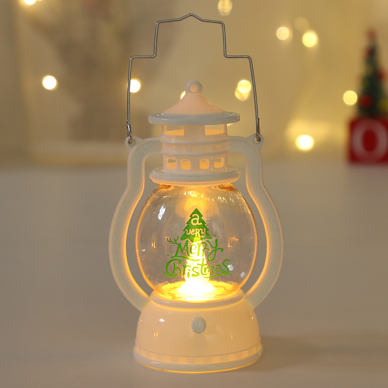 Lanterne de Noël blanche [style sapin de Noël]