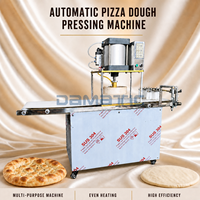 Presse à pâte à pizza électrique industrielle commerciale automatique en acier inoxydable, machine à fabriquer des bases de pizza, prix fabricant, vente