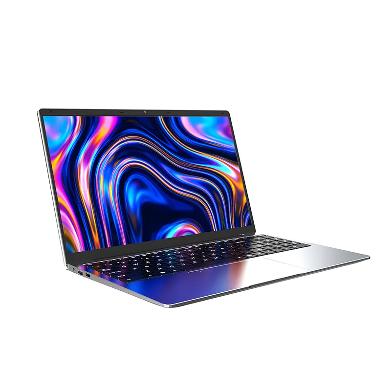 AIWO Laptop bisnis, Laptop 15.6 inci IPS layar FHD Intel Celeron J4105 Netbook Pc Ordinateur portabel grosir murah