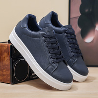 Chaussures de marche décontractées avec logo personnalisé, nouveau style, lacets plats, imperméables, chaussures de skate pour hommes