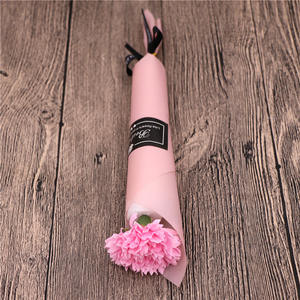 هدايا عيد الأم الإبداعية: باقة زهور الصابون على شكل قرنفل وورد بتغليف فردي وتصاميم مخصصة، 5 ألوان، 31*5 سم - Product Image 4