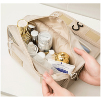 Offre Spéciale grand sac suspendu de luxe personnalisé, sac de voyage étanche pour maquillage trousse de toilette cosmétique