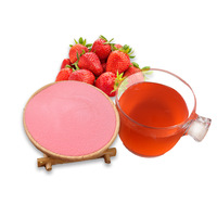 Poudre de fraises lyophilisées de qualité alimentaire naturelle, directement de l'usine