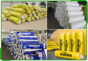 Aislantes ISOKING Insolacin Lana <span class=keywords><strong>De</strong></span> Vidrio Fabricante Chino 50 <span class=keywords><strong>mm</strong></span> <span class=keywords><strong>120</strong></span> cm X 1200 cm Rollo - Product Image 5