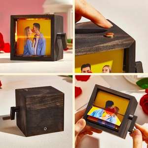 Mechanisches Handbewegungs-Fotoalbum, Individuelles Daumenkino, Rahmen-Animationsmaschine, Flipbook-Fotorahmen, Handkurbelmechanismus, Dropshipping - Product Image 5