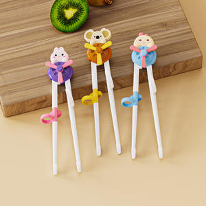 Set di stoviglie per bambini con cartoni animati Jiayi per imparare le bacchette per mangiare pratica forniture da pranzo supplementari per i pasti dei bambini - Product Image 1