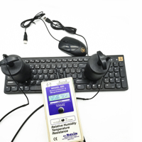 Set Tastiera e Mouse Antistatici Industriali con Cavo USB 1,5M per Produzione Elettronica
