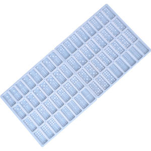 YS prix usine Domino résine Silicone moule <span class=keywords><strong>maison</strong></span> faisant décoration personnalité création bricolage Silicone plâtre moule outils - Product Image 6