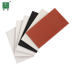 Paneles acústicos de arena de cristal para pared y techo, material sostenible respetuoso con el medio ambiente, ignífugo, a prueba de humedad - Product Image 1