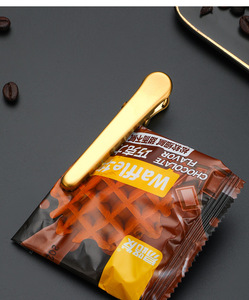 Edelstahl-Verschlussklammer für Snacks, Robuste Klemmverschlüsse für den Haushalt, Werbeartikel mit Siebdruck - Product Image 3