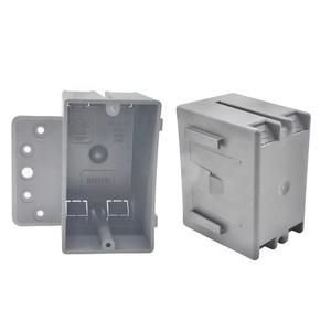 Boîtier de raccordement électrique en PVC non métallique, étanche IP65, homologué ETL, pour une seule prise, avec support en B - Product Image 2