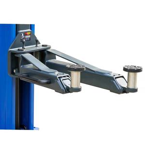 Dongkrak Mobil 2 Tiang Kapasitas 5000kg, Pengunci <span class=keywords><strong>Manual</strong></span>, Plat Lantai, Dongkrak Mobil Lebar untuk Bengkel Otomotif - Product Image 3