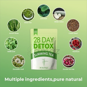 Thé minceur 100% naturel 28 jours Amaz Private Label Body Shaped Skinny <span class=keywords><strong>Tetox</strong></span> Tea pour adultes, non destiné aux femmes enceintes - Product Image 1