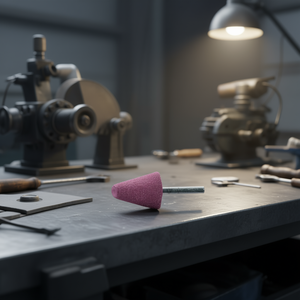 Fresa Abrasiva Cilíndrica Fervi Mole Vitrificada Rosa de Dureza Media de 6 mm MCG1520/06C para Pulido y Modelado de Precisión - Product Image 3