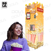 Máquina expendedora duradera de palomitas de maíz DOLA para ubicaciones concurridas de alto rendimiento con fácil mantenimiento