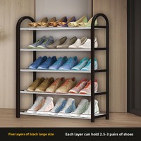 Zapatero Simple de Varias Capas para Uso Doméstico, Mueble de Almacenamiento de Lujo Ligero que Ahorra Espacio, Pequeño Estante de Almacenamiento