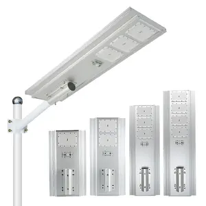 Hoge Lumen Ip65 Waterdichte Geïntegreerde Zonne-Energie Led Straat Licht Alles-In-Een 50W Tot 200W Aluminium Lamp Lichaam Voor Wegtoepassing