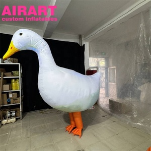 Simulation <strong>Inflatable</strong> White Duck <strong>Costume</strong> for Performance Activity Decoration - Product Image 4