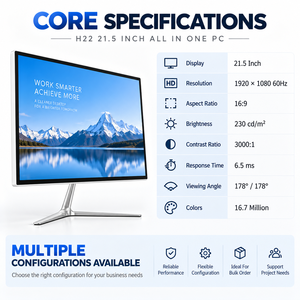 Ordinateur de bureau tout-en-un 21,5 pouces Intel Core i5 8 Go 16 Go RAM 256 Go 512 Go SSD pour entreprise et bureau (vente en gros) - Product Image 3