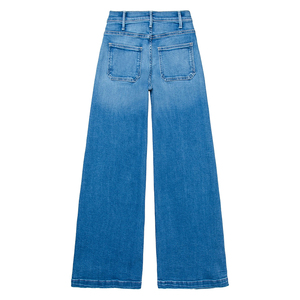 <span class=keywords><strong>Jean</strong></span> Classique de Luxe pour <span class=keywords><strong>Femme</strong></span>, <span class=keywords><strong>Coupe</strong></span> <span class=keywords><strong>Droite</strong></span> Extensible, Taille Basse, Style Streetwear Sexy, Décoration Rivets, Poches Décontractées, Denim Lavable, Été - Product Image 2