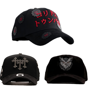 Casquettes sportives en daim à 5 panneaux personnalisées Barbas Hats Original JC Fino Innedit Beards Box Livraison rapide Chrome Gorras Sleek Innedit <span class=keywords><strong>G5</strong></span> - Product Image 1