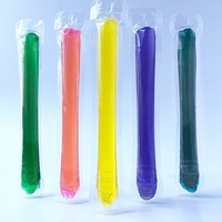 Moule à crème glacée Pop à glace en silicone, sacs d'emballage à fermeture éclair avec manches de protection, DIY bricolage