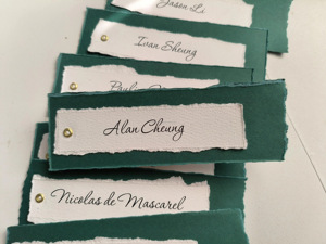 Elegant Personalized Wedding Name <b>Cards</b> Custom <b>Table</b> Place <b>Cards</b> Guest Seating Decoration - Product Image 4
