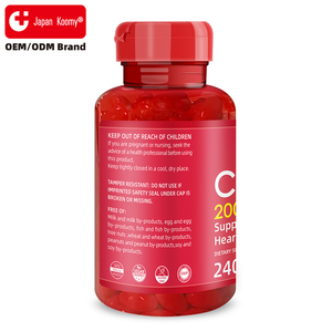 ผู้ผลิตซอฟต์เจลโคเอนไซม์ คิวเท็น แบรนด์ส่วนตัว บำรุงสุขภาพหัวใจสำหรับผู้ชายและผู้หญิง 200 มก. 240 ซอฟต์เจลโคเอนไซม์ คิวเท็น - Product Image 6