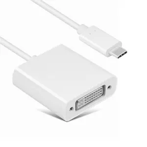แบบพกพา USB3.1 ประเภท C สายเคเบิลอะแดปเตอร์ USB-C ถึง 4K VGA สําหรับแล็ปท็อป Mac