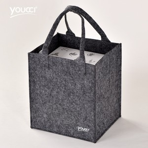 <span class=keywords><strong>Borsa</strong></span> di design <span class=keywords><strong>in</strong></span> <span class=keywords><strong>feltro</strong></span> Unisex con manici <span class=keywords><strong>in</strong></span> legno grande Tote Bag con chiusura aperta con Logo personalizzato stampa fodera <span class=keywords><strong>in</strong></span> tessuto uso negozio - Product Image 6