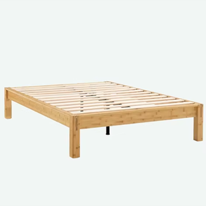 Duurzaam modern massief houten zacht <span class=keywords><strong>bed</strong></span> met verstelbaar bamboe houten bedframe en multiplex panelen voor hotels met meerdere bedgroottes. - Product Image 5