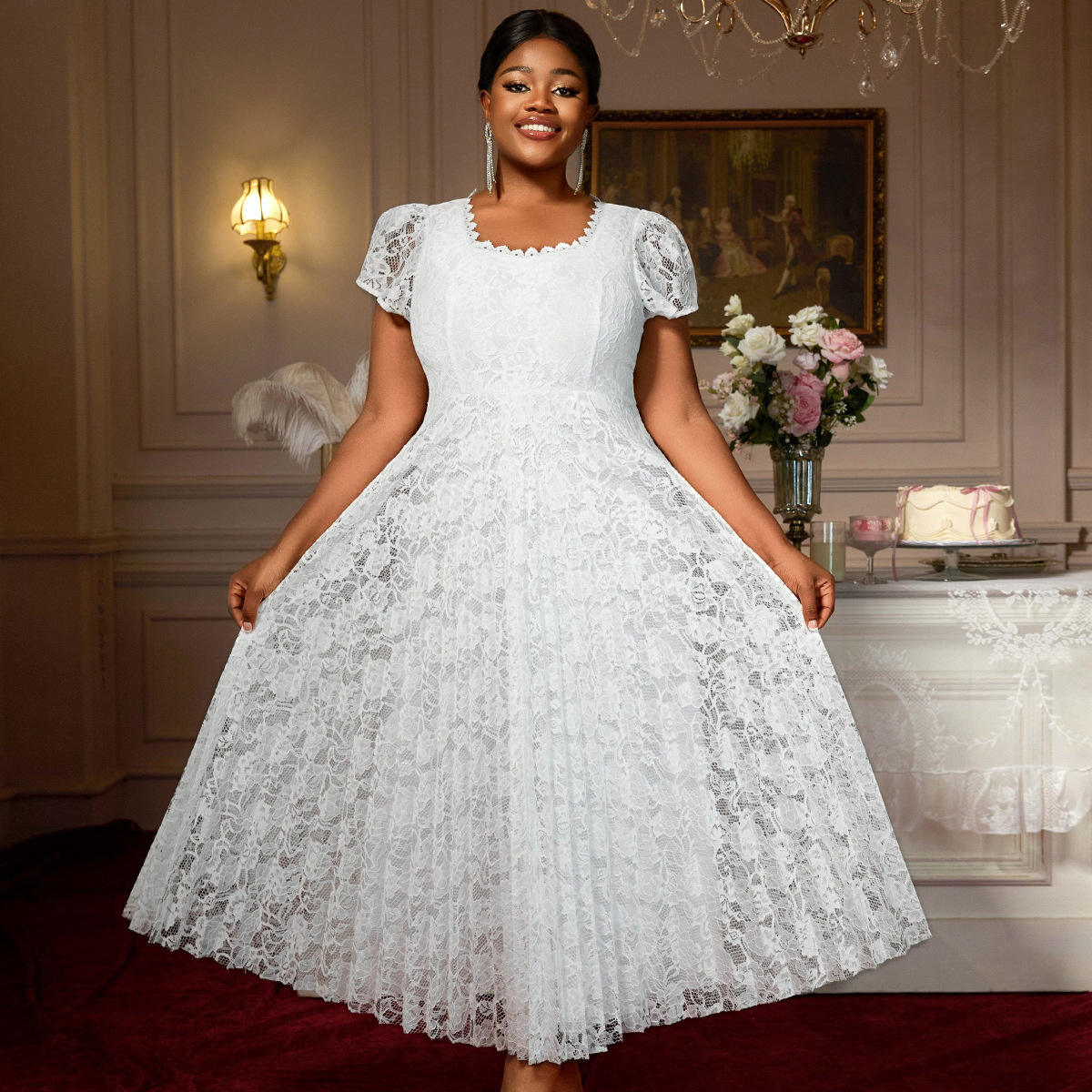 Lace Wedding Dress For Mother Of The Bride Plus Size Wedding Dress