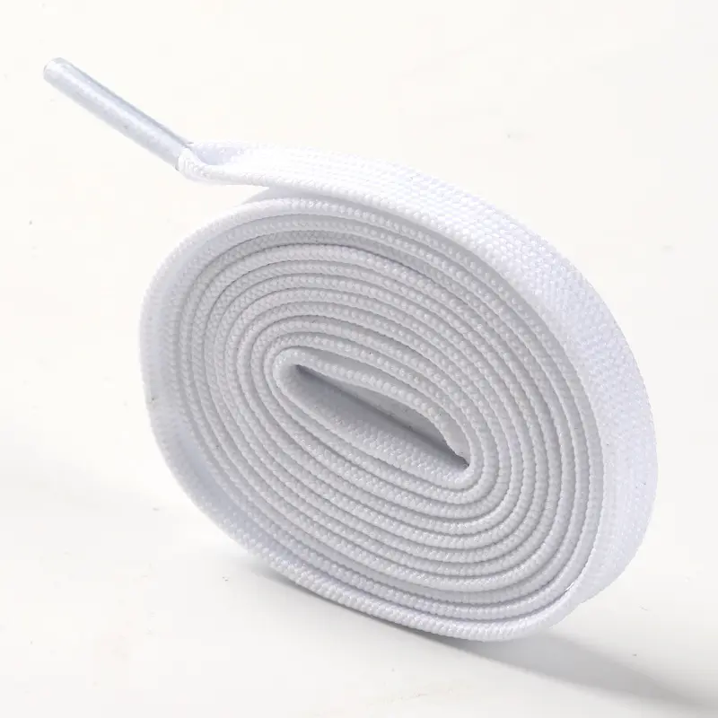 Classic black and white single and double layers polyester cotton flat laces