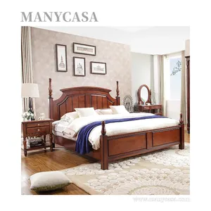 King size crianças moderno mogno quarto madeira cama modelos camas de madeira conjunto com armazenamento