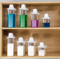 Distributeur de détergent à lessive pour l'organisation et le stockage de la buanderie Savon à lessive liquide