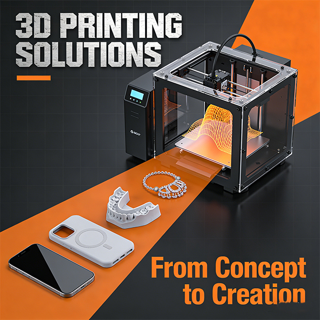 Custom SLA 3D Printing | High-Precision Resin | Multi-Color Rapid Prototyping Factory