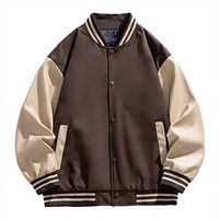 Veste universitaire unisexe blanche, coupe classique, col rabattu, boutons sur le devant, couleur unie, style décontracté d'automne, matière polyester