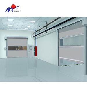 Porte rapide coulissante en PVC bon marché pour l'industrie chimique, pour utilisation en entrepôt, avec <span class=keywords><strong>ouverture</strong></span> automatique et isolation thermique - Product Image 5
