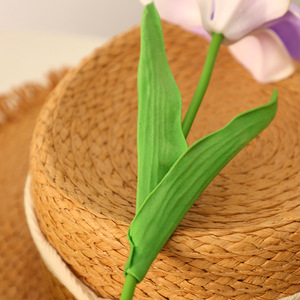 Fleurs de tulipes artificielles 10cm-30cm, toucher réaliste, décorations pour mariage et maison - Product Image 3