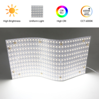 Lámina LED Ultrafina de Alta Densidad con 320 LEDs Brillantes Multicolores, Matriz Personalizable, Panel de Luz LED Flexible en Rollo