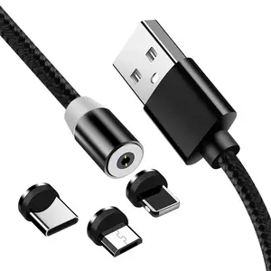 Usb Charger Cable Mobile Hi phone Magnetic 3 in 1 Fast Usb Charging Cables