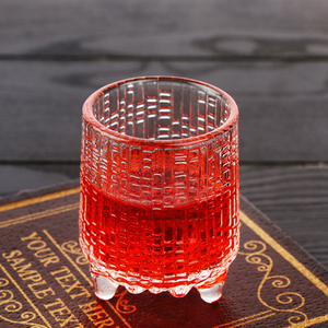 Verres à shot en cristal transparent pour whisky, tequila, shochu japonais, <span class=keywords><strong>Jagermeister</strong></span>, verre à shot de 2 oz, verre à eau rond fait à la main - Product Image 2