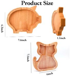 Salvadanaio in Legno per Bambini Marca RuiFan, Personalizzabile con Colore e Logo, Design Alfabeto Inglese, Modello RF-219 - Product Image 5