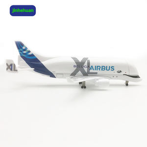 Beluga vliegtuig 1/200 schaal 20cm mini vliegtuigmodel voor verzamelen, decoratie, metaalbewerking, cadeau - Product Image 2