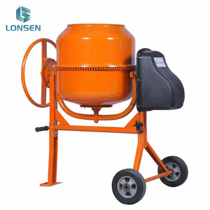 Machine bétonnière électrique portable 70L-240L de petite capacité avec moteur à noyau tambour de ciment - Product Image 1