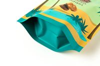 Op maat gemaakte hersluitbare staande zakken met gepersonaliseerd logo, zakjes voor voedselverpakkingen zoals snoep en gedroogd fruit.