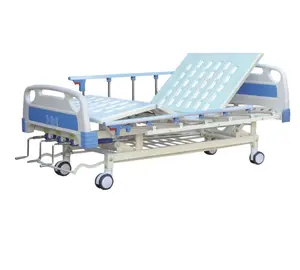 Factory Direct Sale Low Price 3 Function Manual Medical Equipments Hospital Bed