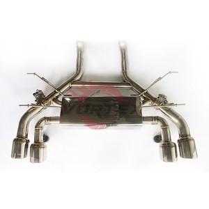 ท่อไอเสียแบบ Catback สแตนเลส Vortex SS304 พร้อมวาล์วและปลายท่อแบบ Quad Outlet สำหรับ Jaguar F-Type Sport Muffler - Product Image 5
