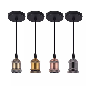 Nhà Máy Cung Cấp Trực Tiếp Nhà Sản Xuất Mặt Dây Chuyền Ánh Sáng Ngoài Trời Đôi Đèn Bàn Với E27 Ổ Cắm - Product Image 1